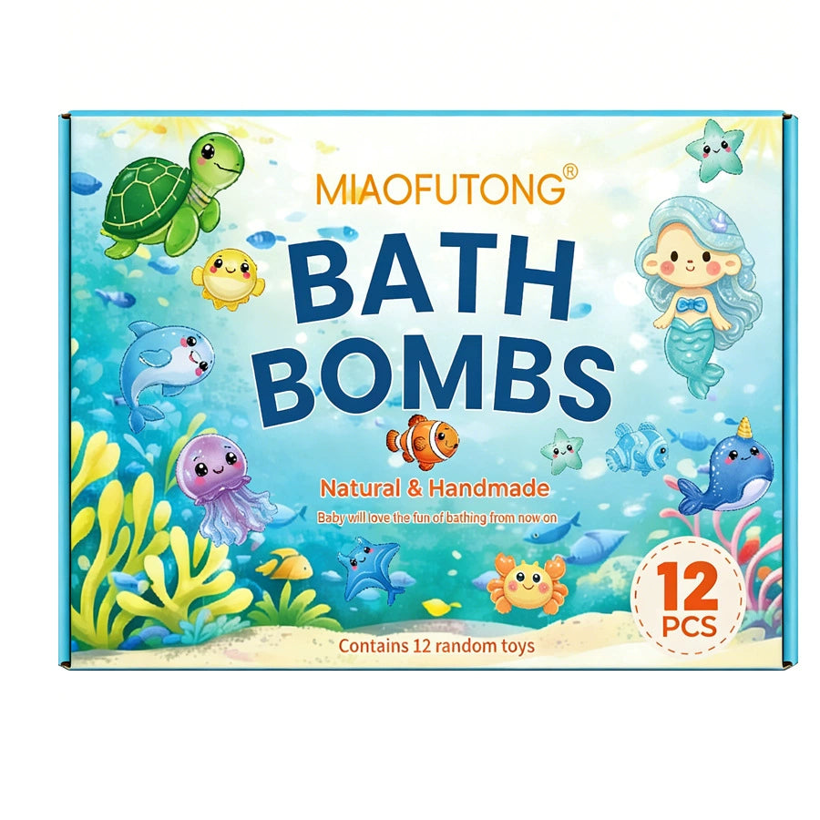 Bath bombs for a colorful relaxing bath